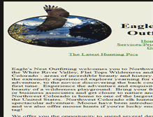 Tablet Screenshot of eaglesnestoutfitting.com